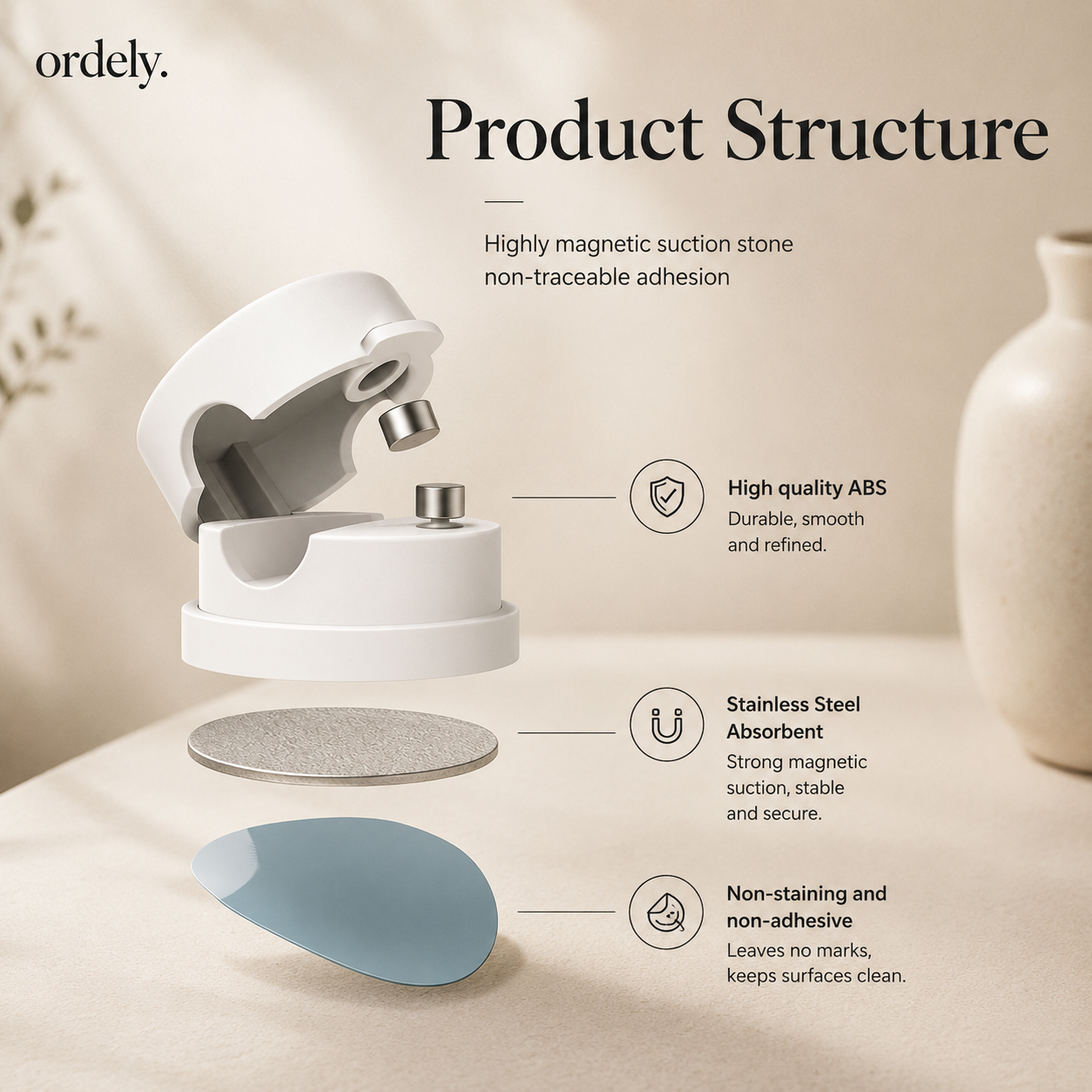 Ordely Rotating Cable Clips™ | Rotating Cable Organizer