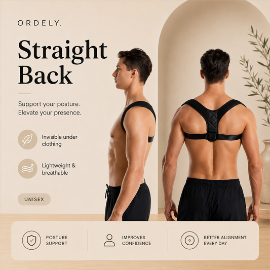 Ordely Straight Back™ | Posture Support for Modern Desk Life